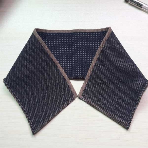 Flat trimmings jacquard rib knit trims for collar and cuffs By Jiangyin  Amanda Textile Co., Ltd